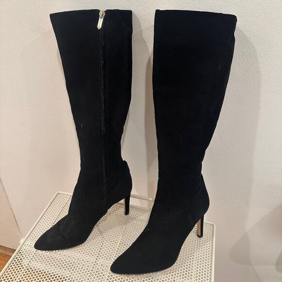 EUC Olencia Suede High Heel Boots Sam Edelman - Picture 3 of 8